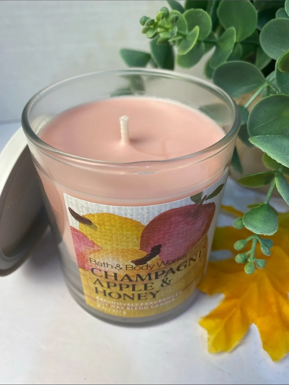 “Champagne Apple & Honey” Bath & Body Works New Single Wick Candle